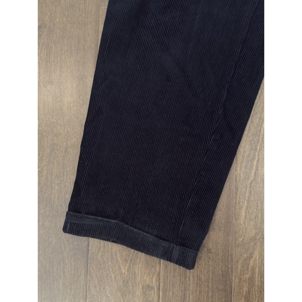 VTG Ivy Crew Lot‎ Of 2 Classic Pleated Corduroy Mens Size 38X34 Navy/Beige Pants